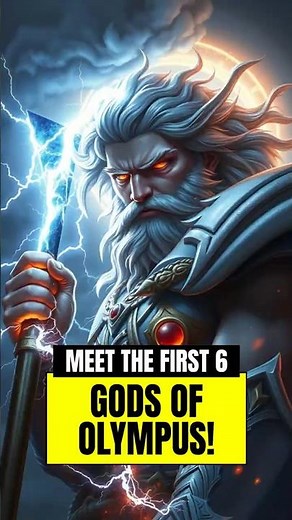 Zeus, Hera & 4 More?! Meet the First Olympians ⚡ #history #greeklegends #shorts