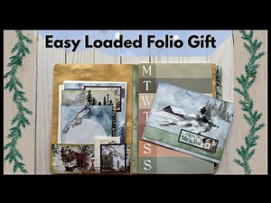 Beginner Friendly File Folder Folio | Cards + Goodies Inside | Handmade Gift #craftygiveaway