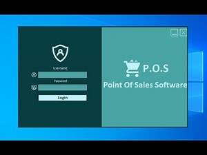 Elegant POS Software | Java Swing Netbeans | Login Form Tutorial #1