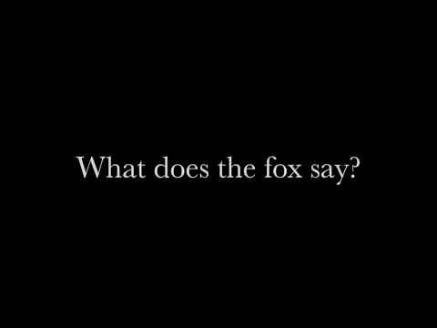 Ylvis - The Fox w/Lyrics