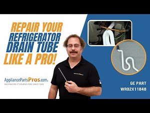 How To Replace: GE Refrigerator Drain Tube WR02X11848