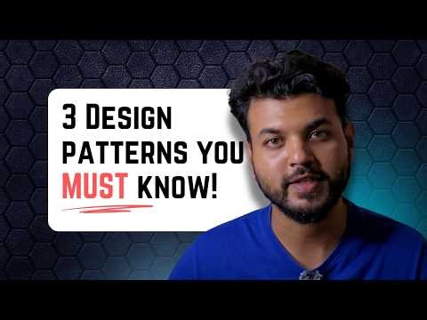 3 Design Patterns Software Engineers MUST know! (Factory, Strategy and Adapter)
