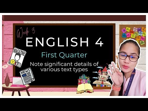 MELC-Based Lesson in ENGLISH 4 | Quarter 1 | Week 3