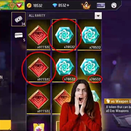 Unlimited Evo Tokens for Free Evo Gun Max Upgrade 7 level