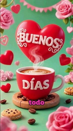 BUENOS DÍAS, AMOR MÍO ✨❤️ Que Este Dia Te Regale Calma y Energía Bonita 🌸Mensaje Romántico Para Ti