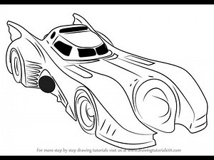 How to Draw a Batmobile 1989