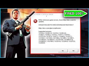 Fix Script Hook V Critical Error: GTA 5 Unknown Game Version - Full Guide (2025)