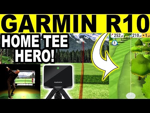 Garmin R10 - Golf Simulator Software Review (Playing Home Tee Hero) ⛳