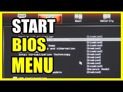 How to Start your Computer in the BIOS MENU on Windows 11 PC (Settings Tutorial)