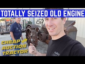 STUCK ENGINE On My Dad's CHEAP New Tractor... Let's Try To Free It