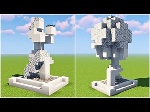 Ocean Base Statues: Cupbearer & Atlas | Minecraft Tutorial