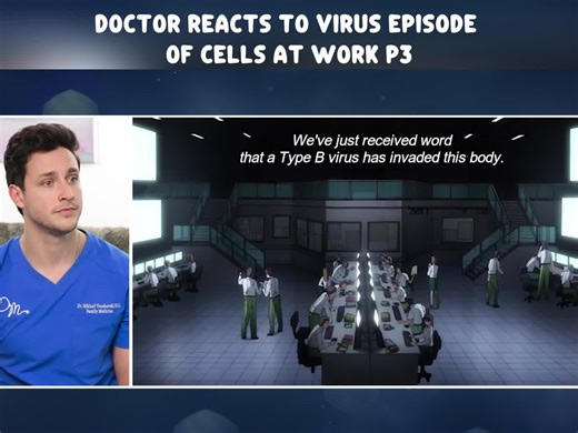 Doctor Reacts to VIRUS Episode of CELLS AT WORK-3 #doctor #cellsatwork