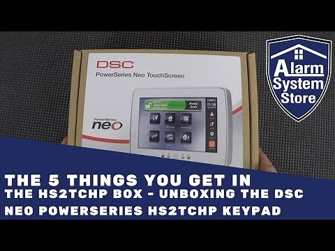 THE 5 THINGS YOU GET IN THE HS2TCHP BOX - Unboxing the DSC NEO PowerSeries HS2TCHP Keypad
