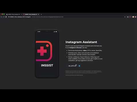 HOW TO POST to Instagram from PC / INSSIST Overview