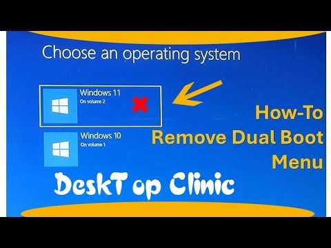 How To Remove Dual Boot Menu Option in Windows