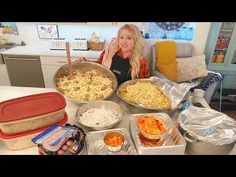 Cooking 40 Massive Freezer Meals to Feed My Family of 11