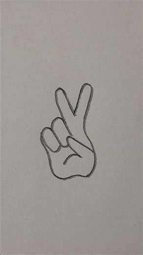 How to Draw a Victory Sign #howtodraw #drawing #drawingideas #easydrawing #drawingforkids