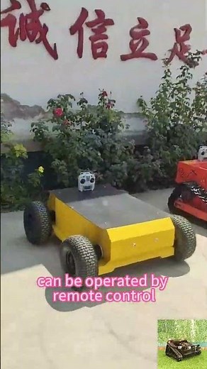 China made remote control lawn mower with tracks low price for sale, chinese best lawn mower robot