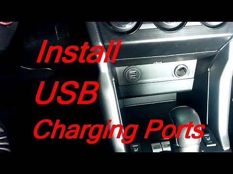Subaru USB Ports Installation