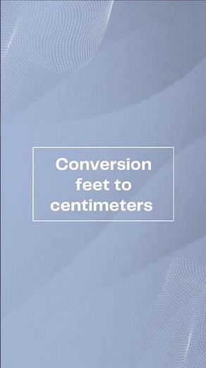 How to convert feet to centimeters? || Conversion feet to centimeters #maths #conversions #shorts