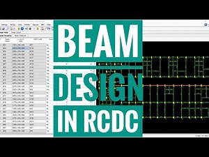 Design of Beams In RCDC