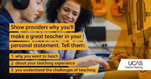 How to write a teacher training personal statement