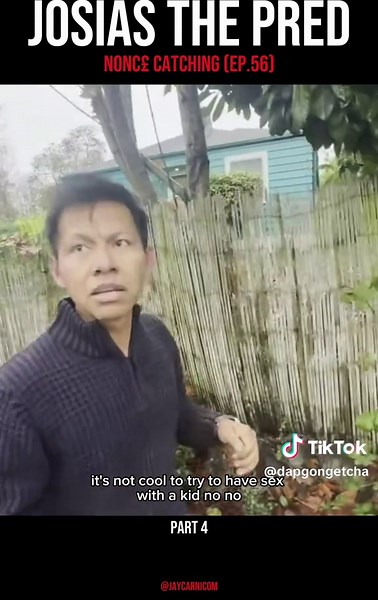 EPISODE 56 (PART 4)🎬🍿 JOSIAS THE PRED 💀 (Dads Against Predators 👊) THIS POST IS STRICTLY FOR AWARENESS PURPOSES TO HELP KEEP OUR CHILDREN SAFE & AVOID THESE SITUATIONS! ‼️⚠️ #shuamundy #jaycarnicom #predcatcher #predcaught #fyp