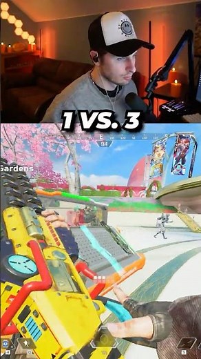 Inside the Mind of a CLEAN 1 VS. 3 in Apex Legends #apexlegends #apexlegendsclips #apexclips
