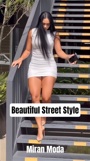 Elegant White Mini Dress Street Style | Sophisticated Summer Chic #fashion #OOTD #streetstyle