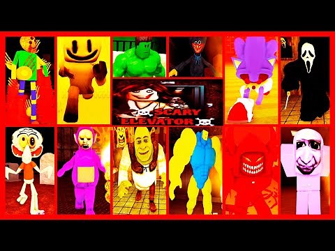 50 floors in scary horror elevator in roblox