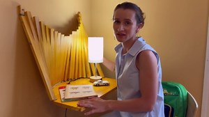 Wall Mounted Folding Table, DIY Fold Down Desk, Handmade Floating Desk for Kids and Adults, Foldable Study Table, Space-Saving Design for Tight Spaces (Walnut Color)