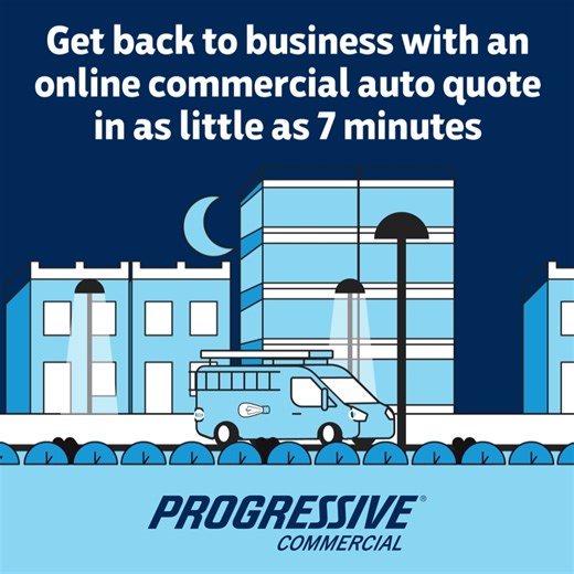 Protect your business day and night with the #1 commercial auto insurer. | Progressive Small Business Insurance
