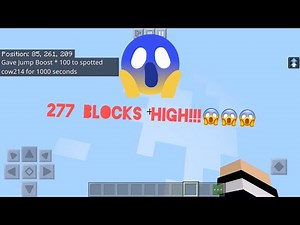 How to get jump boost 100 in Minecraft (no mods) 1 command