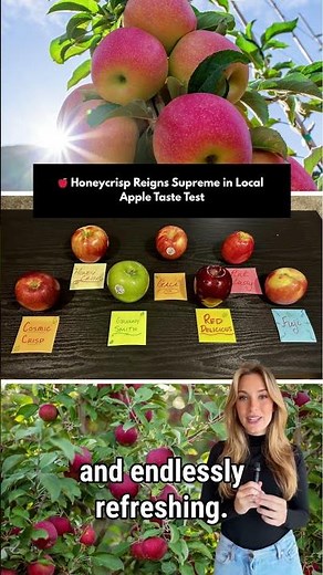 🍎 Honeycrisp Reigns Supreme in Local Apple Taste Test