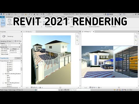 How to Render Project with REVIT 2021