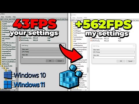 I Tried Best Windows Registry Settings to BOOST FPS in All Games! (Windows Optimization Guide)
