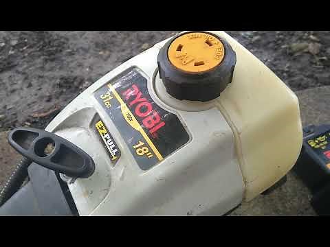How to change fuel line on Ryobi 790r weed wacker