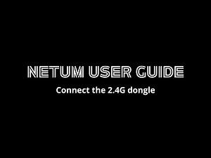 NETUM Barcode Scanner Dongle Connection Setup
