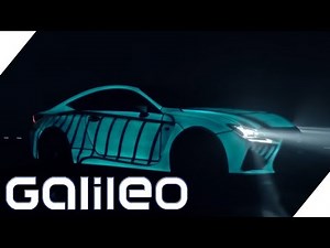 Magical luminous car paint | Galileo | ProSieben