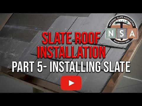 Slate Roof Installation - Installing Slate | North Country Slate