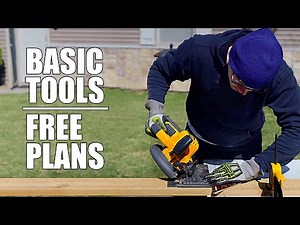 Easy DIY Outdoor Patio Table with Limited Tools.