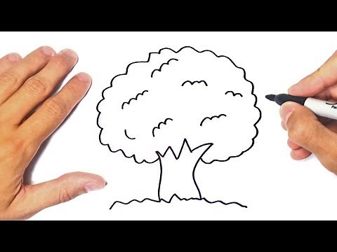 How to draw an Easy Tree for kids