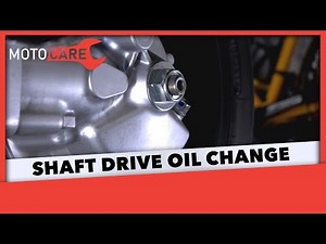 FJR1300 Shaft Drive Oil Change How To