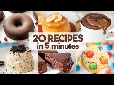 20 Easy and Quick MICROWAVE RECIPES 🍩🍫 | Delicious Recipes in 5 Minutes!