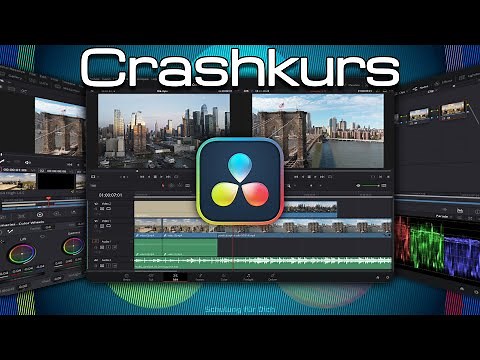 Crash course for beginners | DaVinci Resolve tutorial (German)