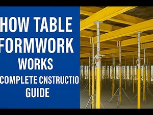 How Table Formwork Works | Complete Construction Guide