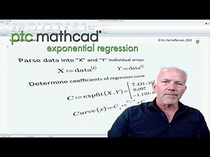 PTC Mathcad - Exponential Regression