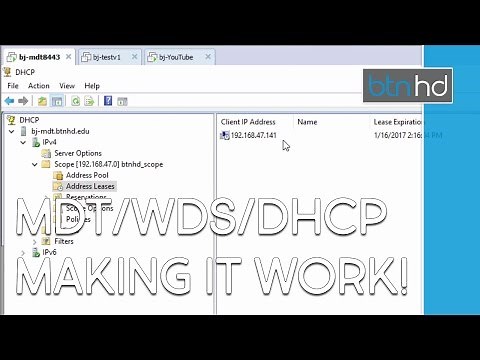 Configure DHCP Server and WDS PXE Booting for MDT Build 8443