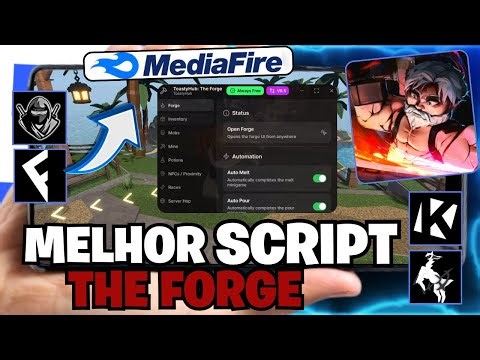 The Forge Script *NO KEY* - Auto Forge, Instant Kill, Dupe, Get Any Role, Spawnar Ore & MAIS! 😈⚔️