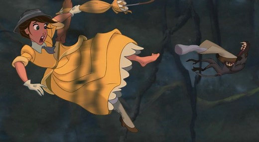 Losing a Shoe in the Struggle - TV Tropes